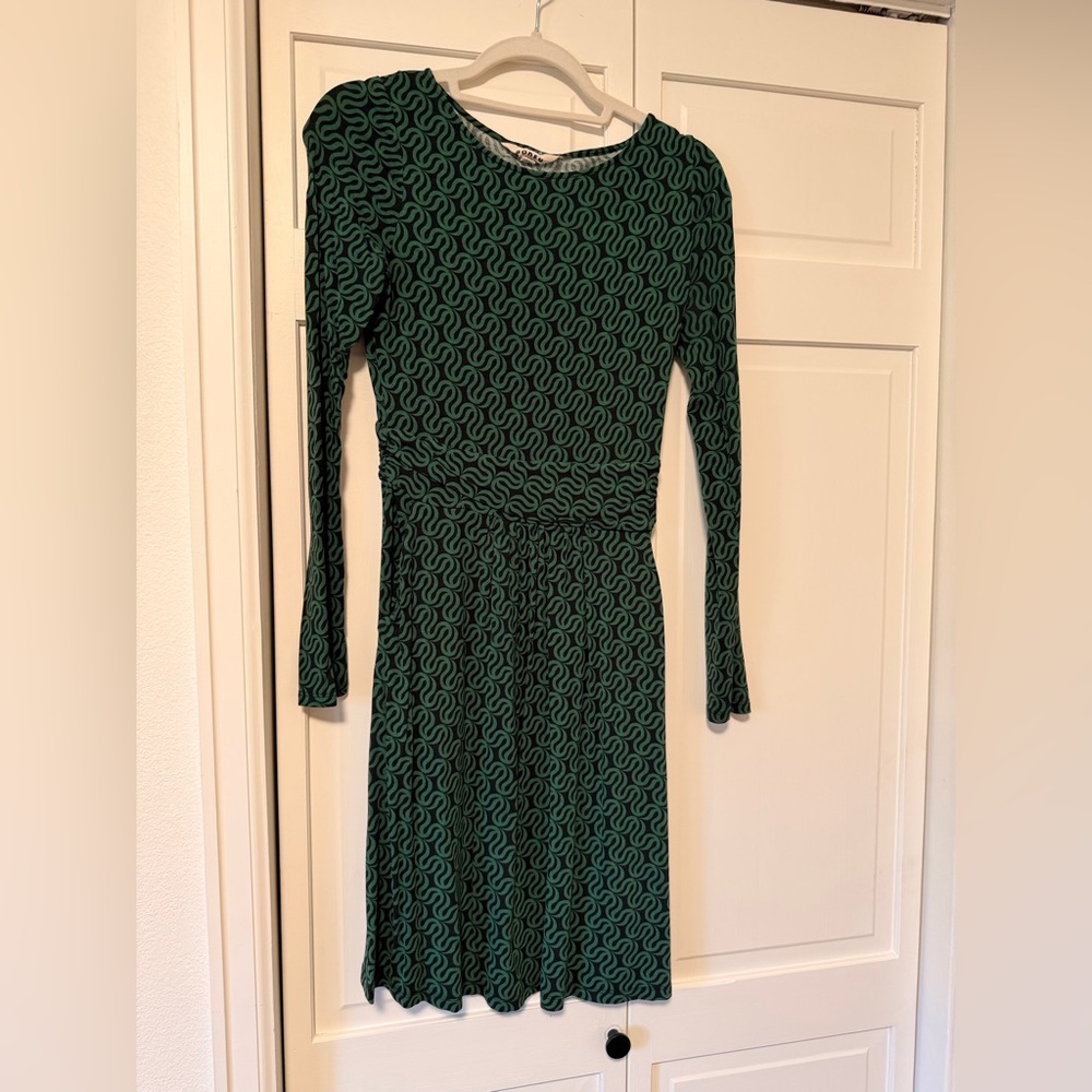 Boden Abigail Long Sleeve Jersey Dress - Picture 2 of 3